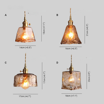 مصباح LED ذهبي أنيق معلق لتزيين المنزل والمكتب