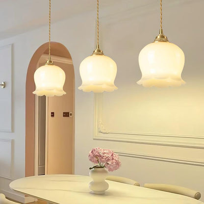 Elegant Floral Pendant Light for Home and Office Decor