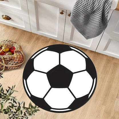 Non-Slip Football Area Rug for Home or Office - Durable, Stylish Design