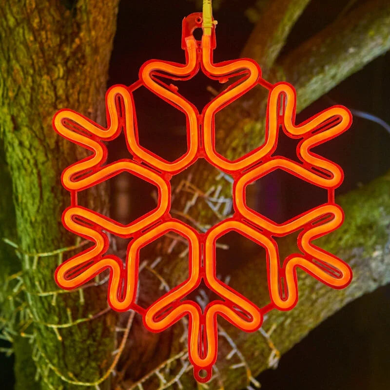 Waterproof LED Snowflake Lights for Winter Home and Office Decor