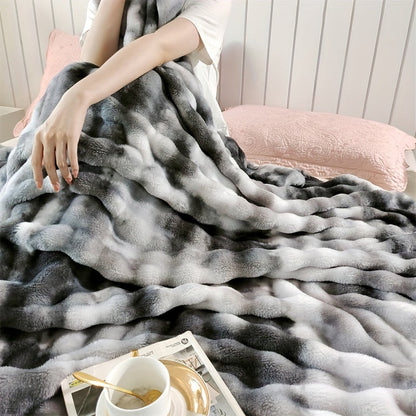 Faux Fur Blanket for Luxurious Comfort and Warmth at Home or Office