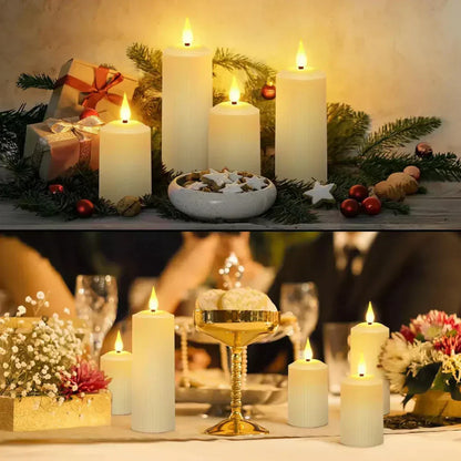 Waterproof LED Candles with Remote – Elegant Battery Operated Home Decor Lighting