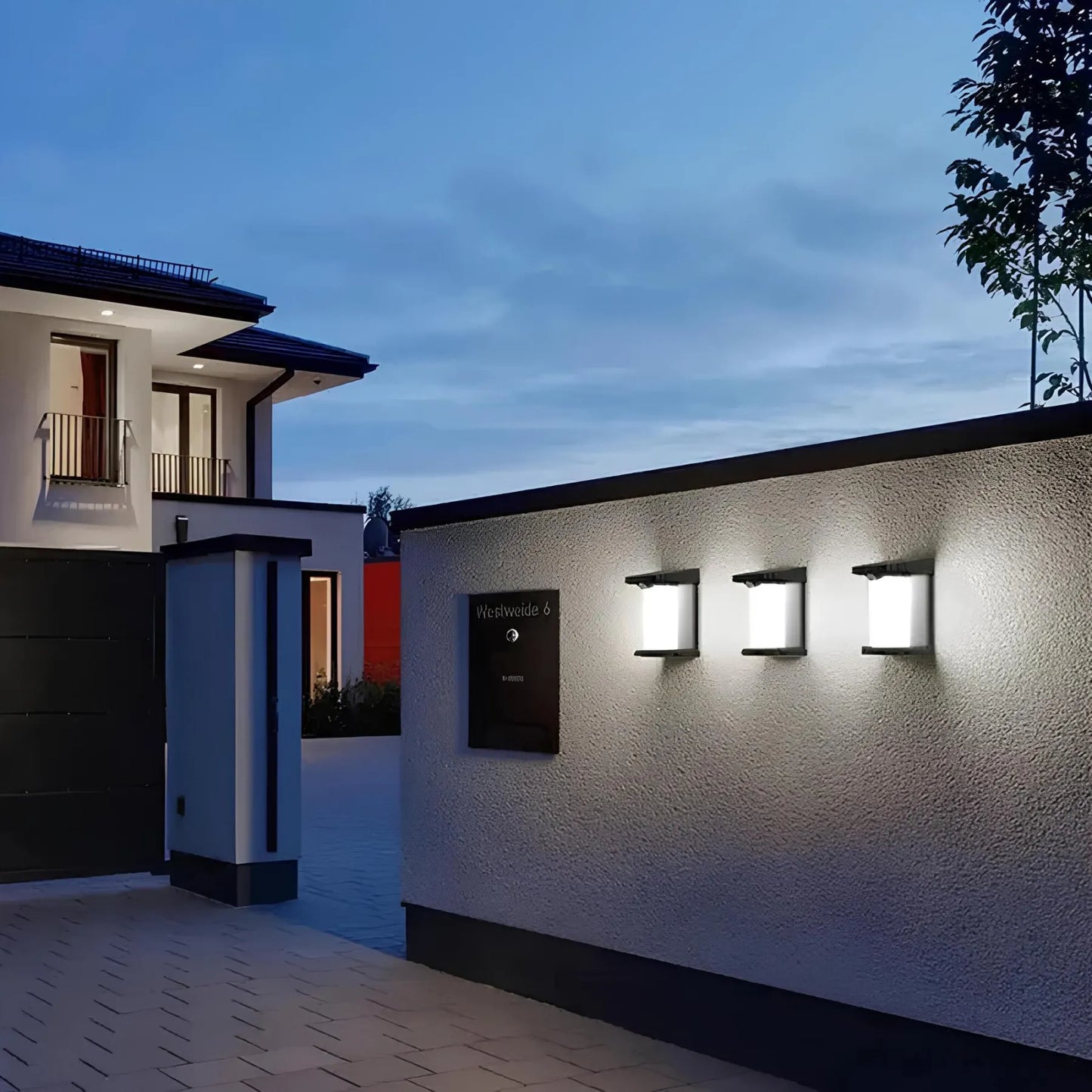 Motion Sensor Outdoor Wall Light for Garden Security and Safety