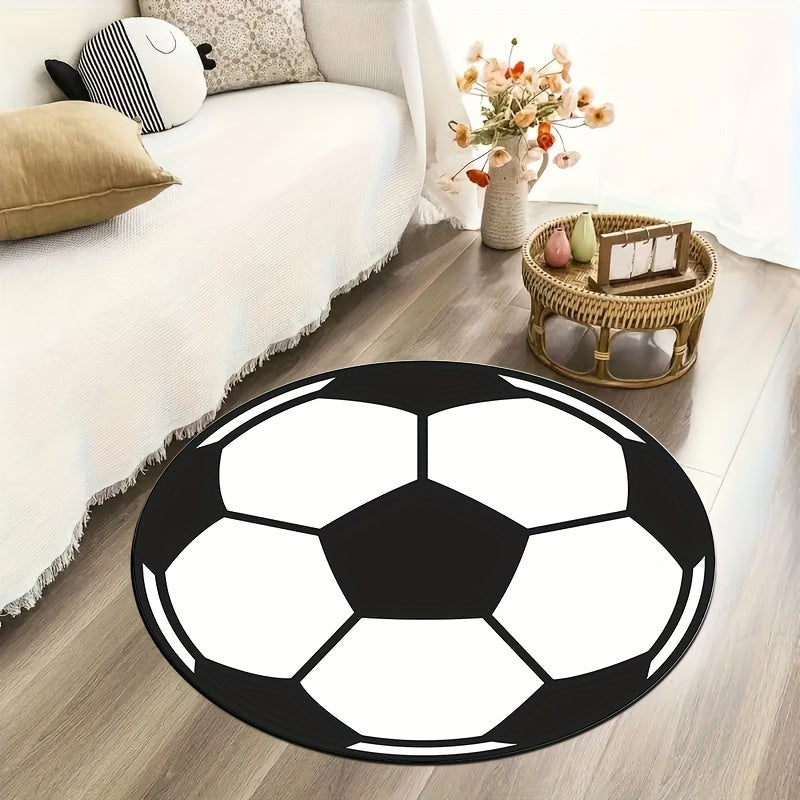 Non-Slip Football Area Rug for Home or Office - Durable, Stylish Design