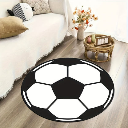 Non-Slip Football Area Rug for Home or Office - Durable, Stylish Design