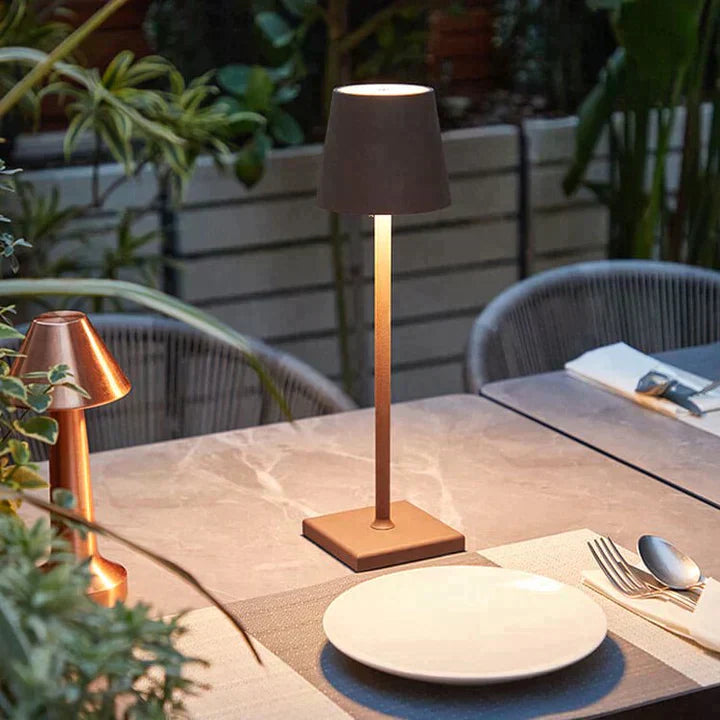 Wireless LED Table Lamp for Home Office - Elegant Design & Ambiance