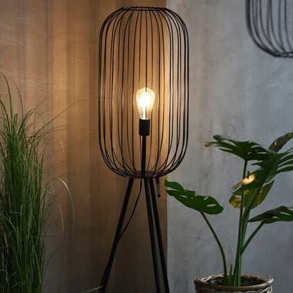 Modern Floor Lamp – Elegant Striped Design for Home Office Lighting Decor