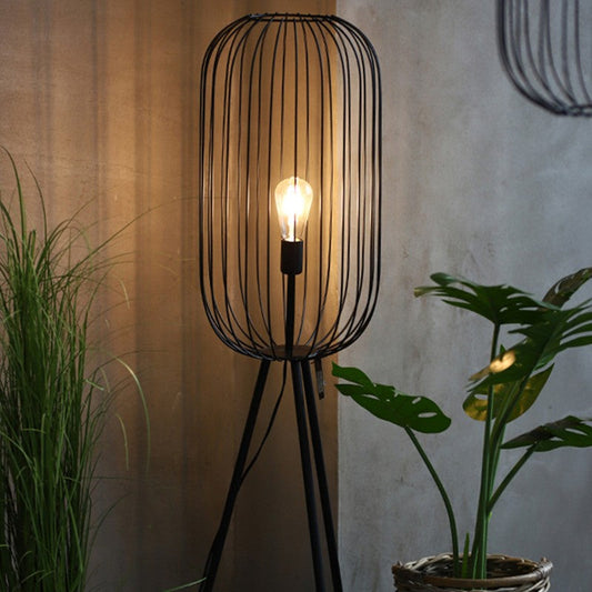 Modern Floor Lamp – Elegant Striped Design for Home Office Lighting Decor