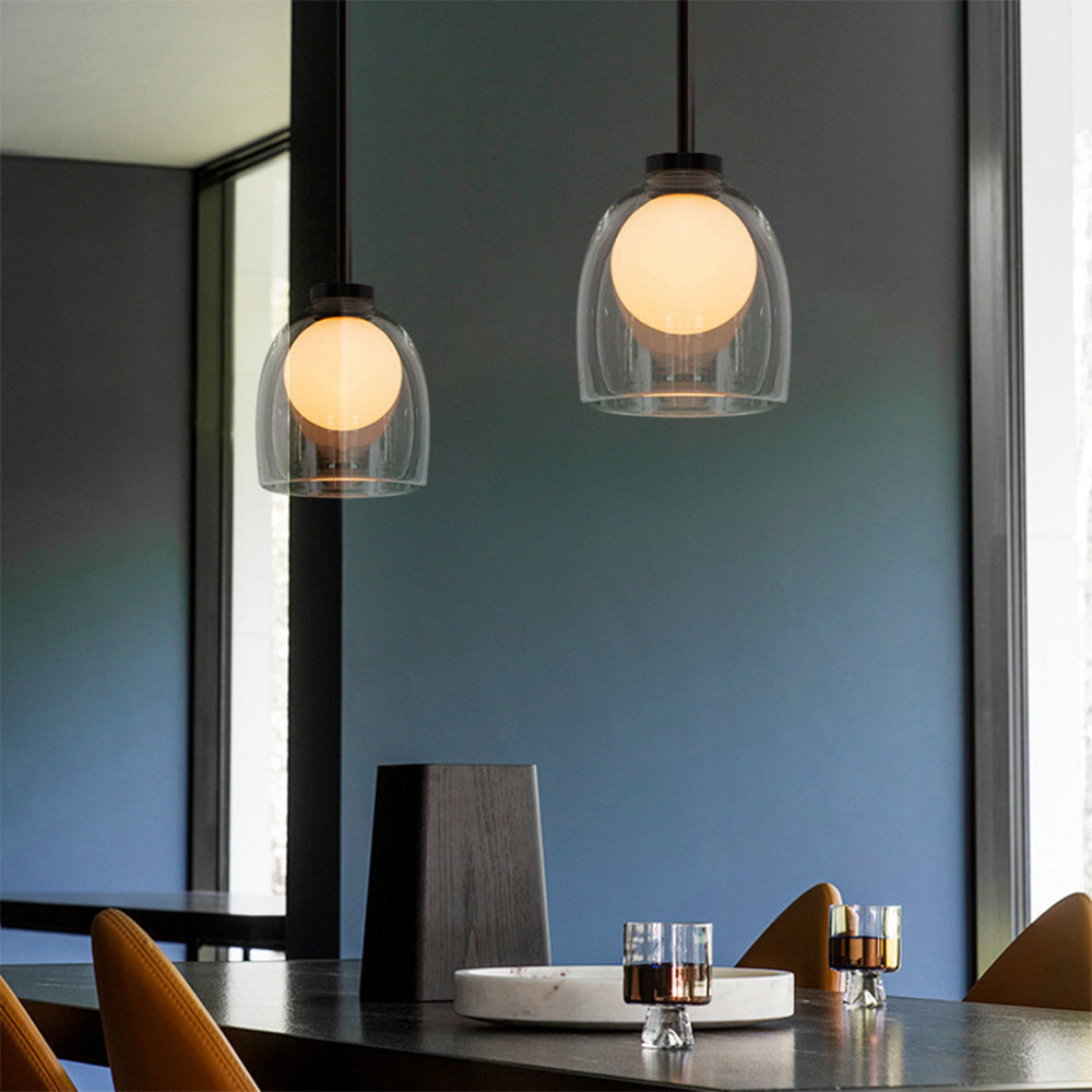 Modern Glass Pendant Light for Home and Office - Stylish and Elegant Design