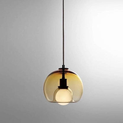 Elegant Hand-Blown Glass Pendant Light for Home and Office Decor