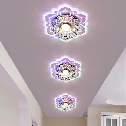 Elegant Crystal LED Ceiling Light for Home and Office Decor