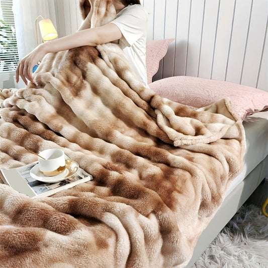 Fleece Blanket for Beds and Sofas - Soft, Warm, All-Season Comfort