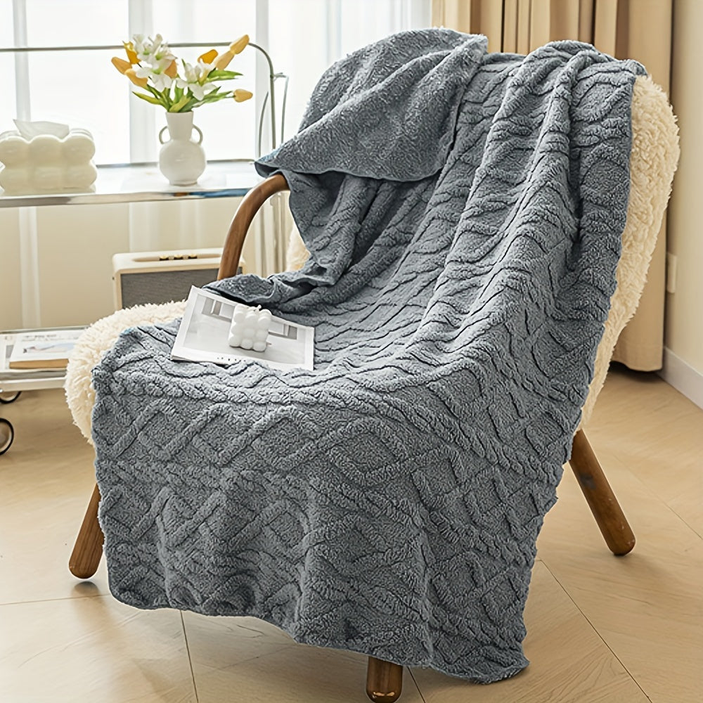 Soft Cozy Blanket for Home and Office | Warm, Stylish Design for Comfort