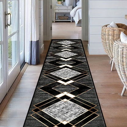 Velvet Hallway Mat for Home Entryway, Soft, Stylish, and Durable