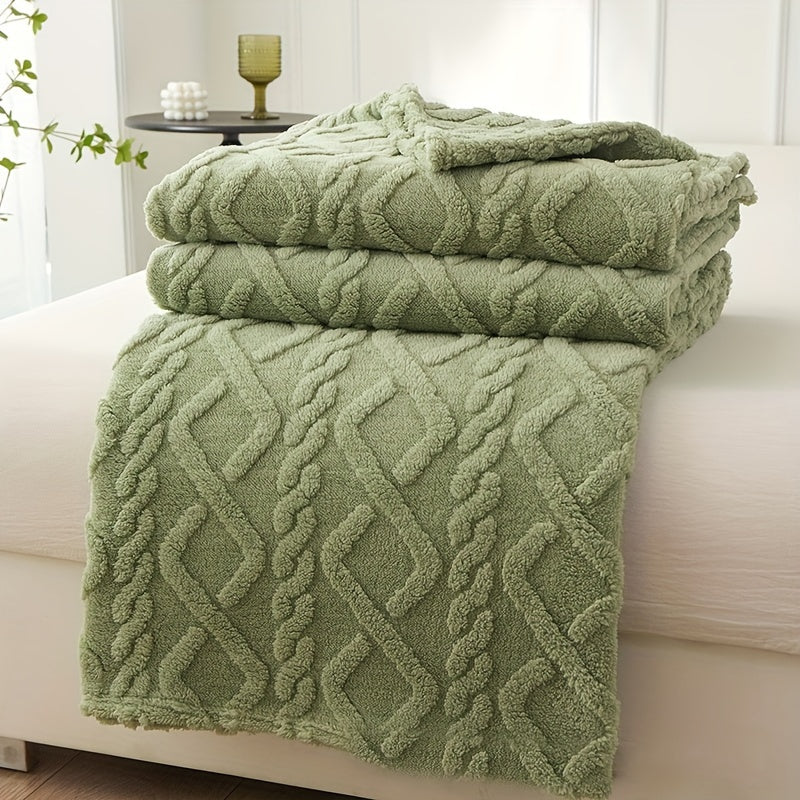 Soft Cozy Blanket for Home and Office | Warm, Stylish Design for Comfort