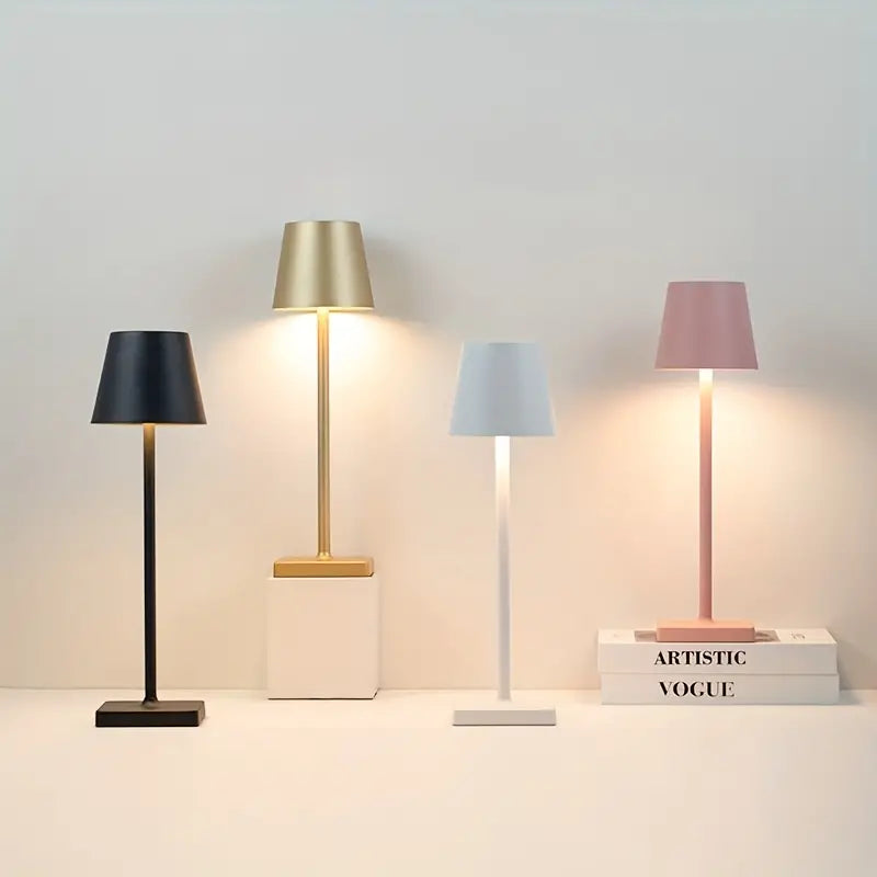 Wireless LED Table Lamp for Home Office - Elegant Design & Ambiance