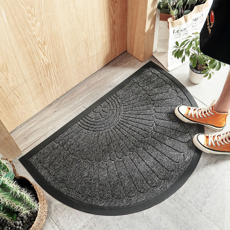 Rubber Scraping Doormat for Clean Floors - Durable, Non-Slip, Indoor/Outdoor Use