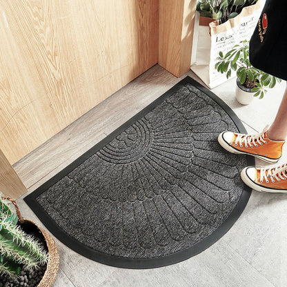 Rubber Scraping Doormat for Clean Floors - Durable, Non-Slip, Indoor/Outdoor Use