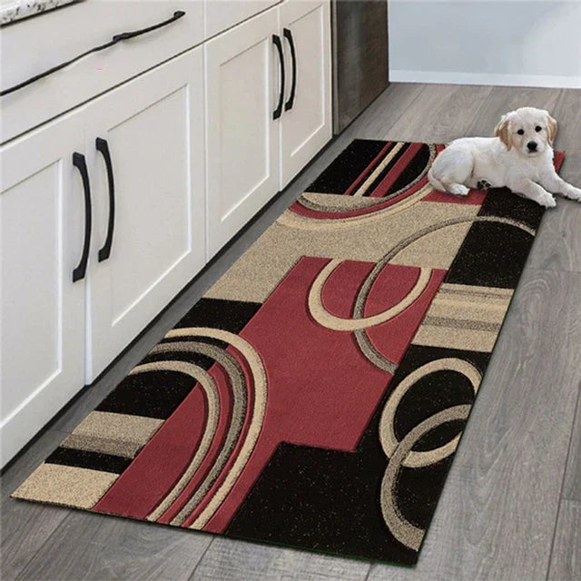 Non-Slip Area Rug for Modern Home Decor and Stylish Room Design