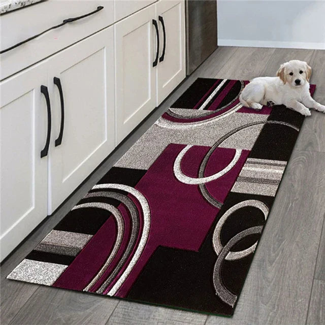 Non-Slip Area Rug for Modern Home Decor and Stylish Room Design