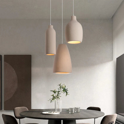 Dimmable Clay Pendant Light for Modern Home and Office Decor