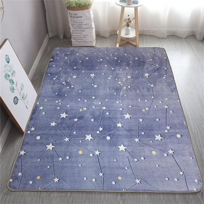 Magical Night Atmosphere Area Rug for Cozy Home Decor and Comfort