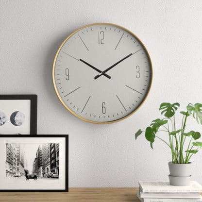 Minimalist Wall Clock for Home and Office - Modern Design, Silent Movement