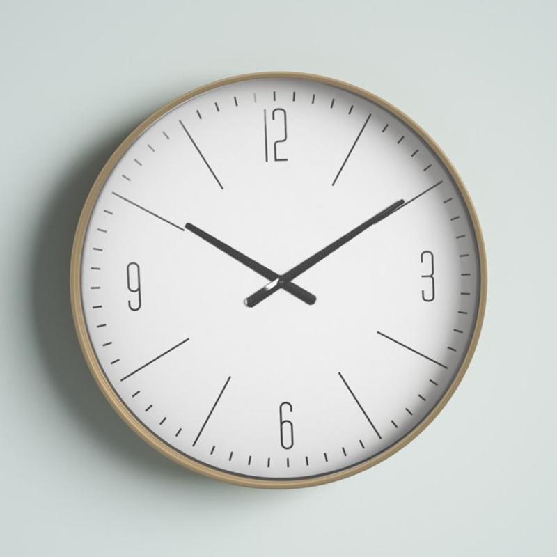 Minimalist Wall Clock for Home and Office - Modern Design, Silent Movement