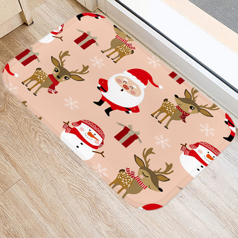 Christmas Doormat for Home Entrance - Stylish, Durable, Festive Design