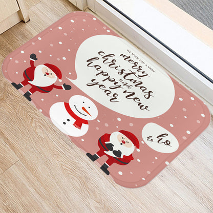 Christmas Doormat for Home Entrance - Stylish, Durable, Festive Design