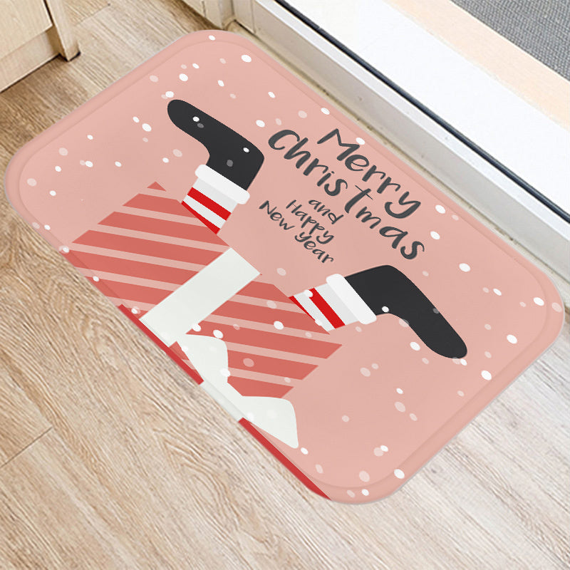 Christmas Doormat for Home Entrance - Stylish, Durable, Festive Design