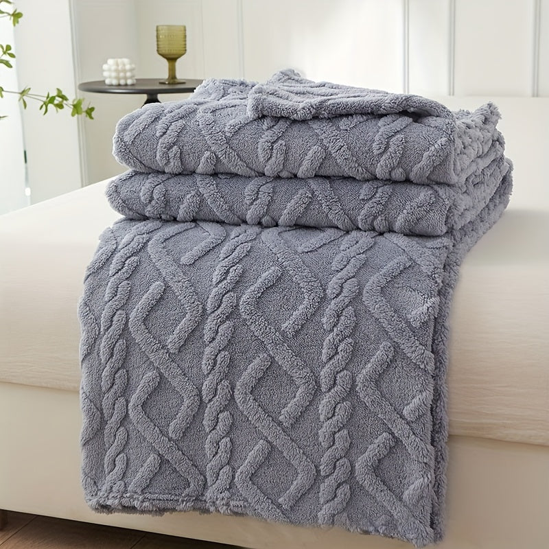 Soft Cozy Blanket for Home and Office | Warm, Stylish Design for Comfort