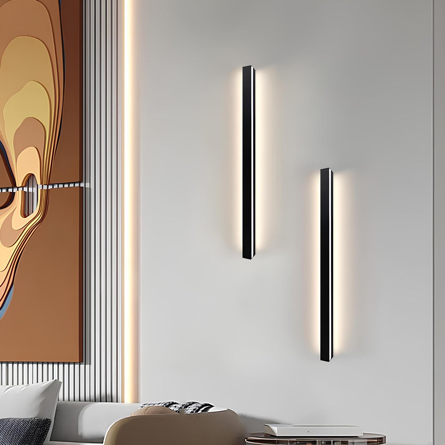 مصباح حائط LED - تصميم عصري بسيط لديكور المنزل والمكتب