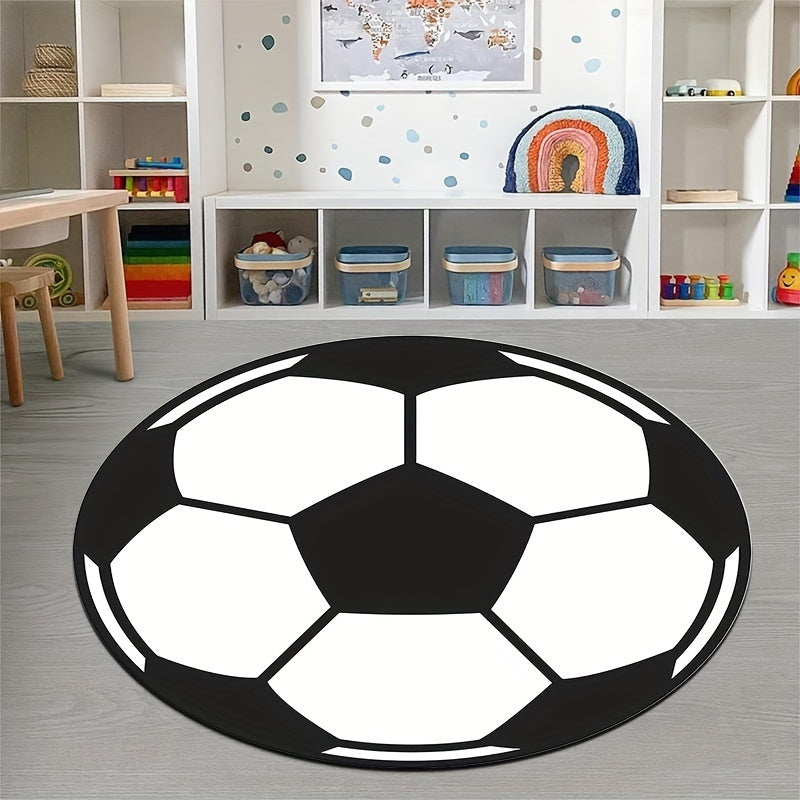 Non-Slip Football Area Rug for Home or Office - Durable, Stylish Design