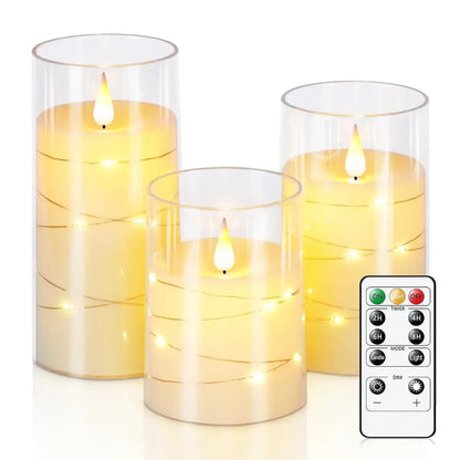 LED Tea Lights Realistic Flame-Free Candles for Home and Office Decor