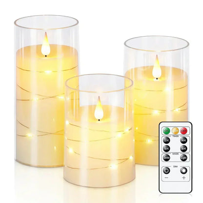 LED Candles – Realistic Flame Effect Decorative Lights for Home Decor