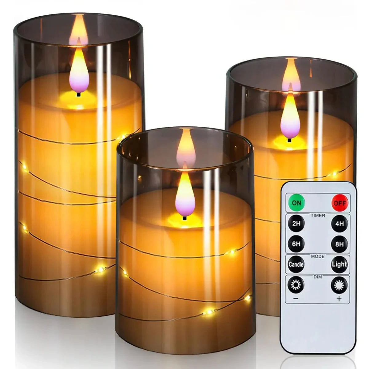 LED Tea Lights Realistic Flame-Free Candles for Home and Office Decor