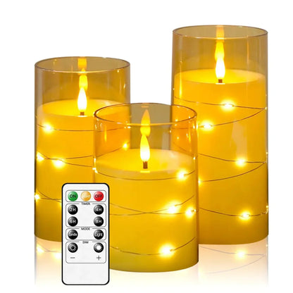 LED Tea Lights Realistic Flame-Free Candles for Home and Office Decor