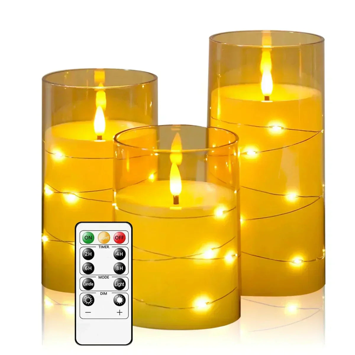 LED Candles – Realistic Flame Effect Decorative Lights for Home Decor