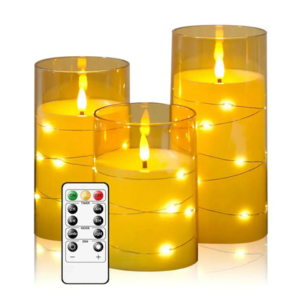 LED Candles – Realistic Flame Effect Decorative Lights for Home Decor