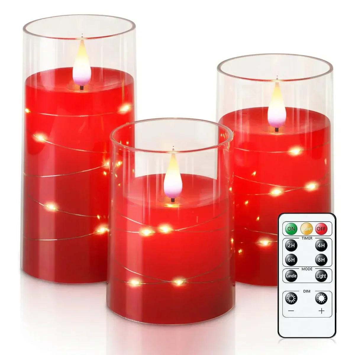 LED Candles – Realistic Flame Effect Decorative Lights for Home Decor