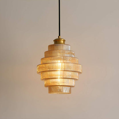 Brass Pendant Light Retro Design for Home and Office Decor