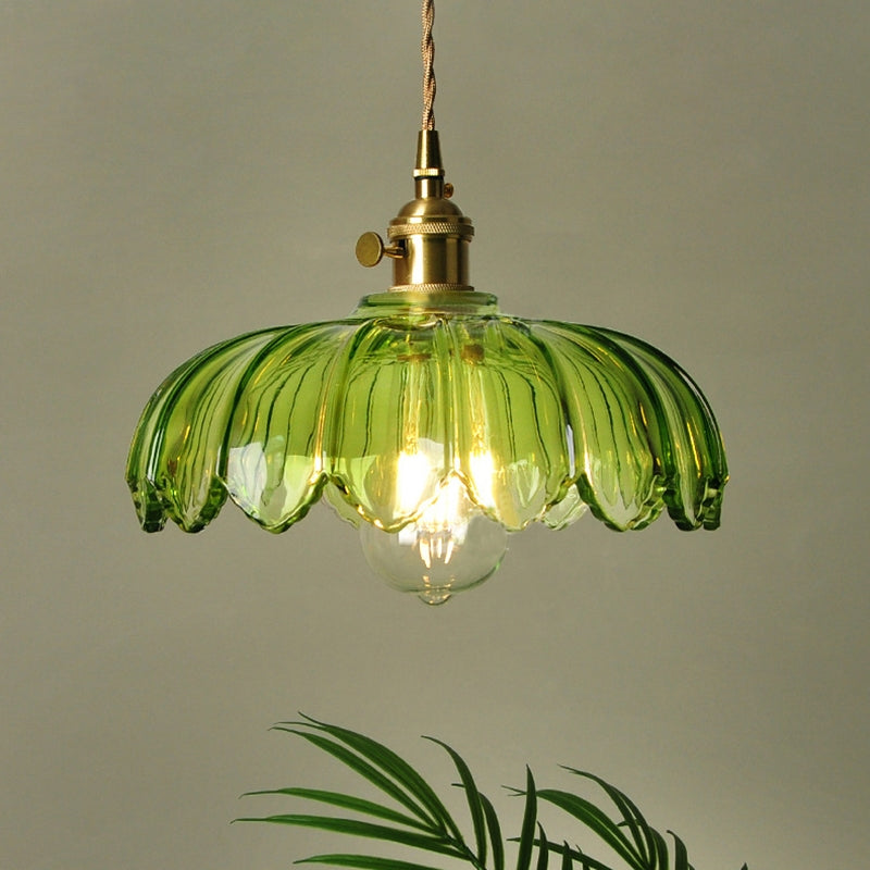 Luxurious Floral Glass Pendant Light for Home and Office Decor