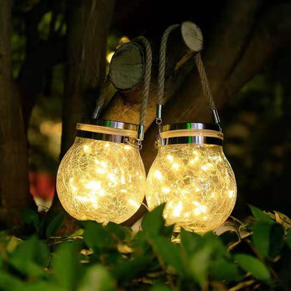 Sustainable Solar Glass Light for Eco-Friendly Outdoor and Home Decor