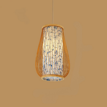 Bamboo Pendant Light for Tea Rooms | Elegant Home Lighting Fixture