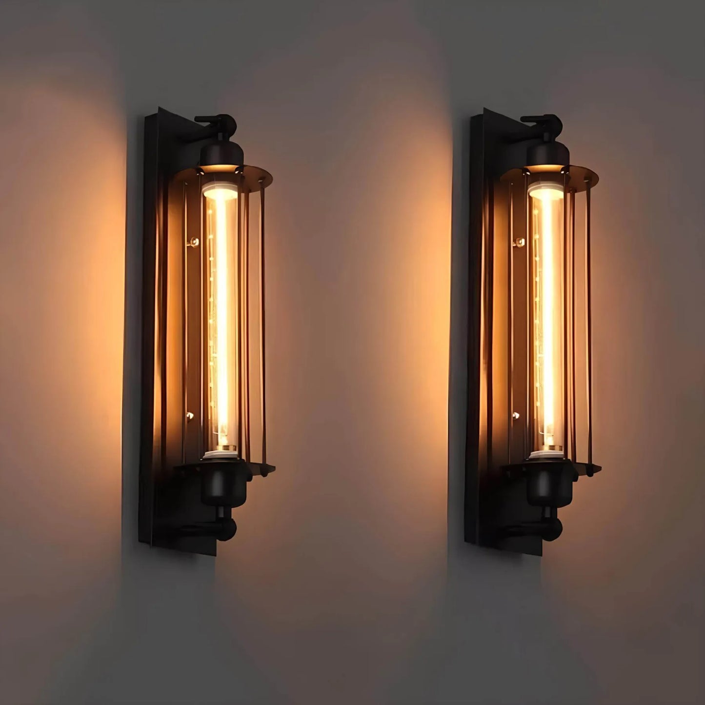 Industrial Wall Lamp for Home and Office - Stylish Metal Design