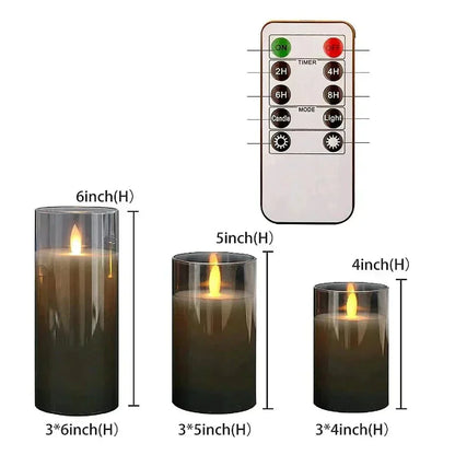 LED Candles Set – Realistic Flameless Flickering Candles for Home Decor