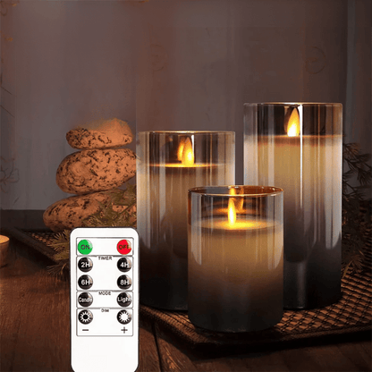 LED Candles Set – Realistic Flameless Flickering Candles for Home Decor