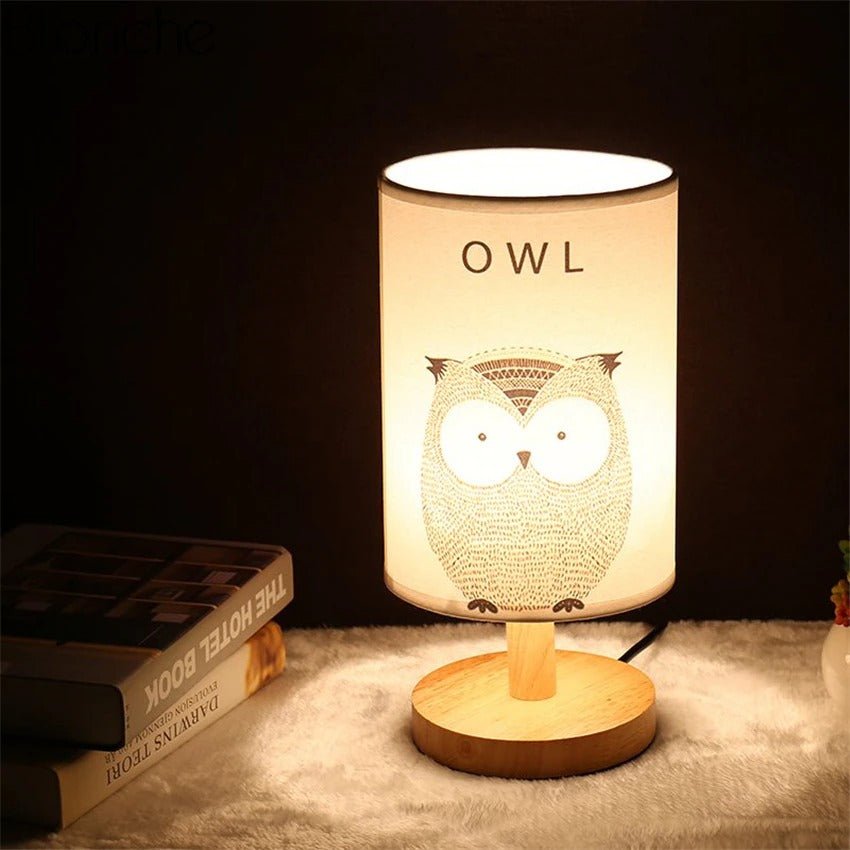 Animal Glow Table Lamp for Kids Room, Night Light, Cute Design, Home Decor