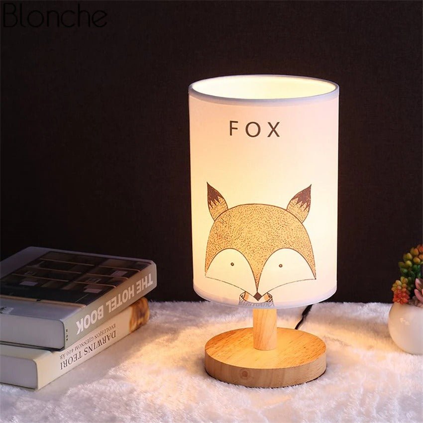 Animal Glow Table Lamp for Kids Room, Night Light, Cute Design, Home Decor